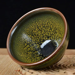 glazed green Jianzhan