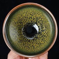 glazed green Jianzhan