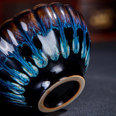 Silver lotus flower Jianzhan